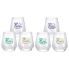 Plush Appeal, LLC "Pour Me Something Mista/Sista" 12oz Stemless Wine Cups (Pack Of 6) 2 Plush Appeal, LLC "Pour Me Something Mista/Sista" 12oz Stemless Wine Cups (Pack Of 6)