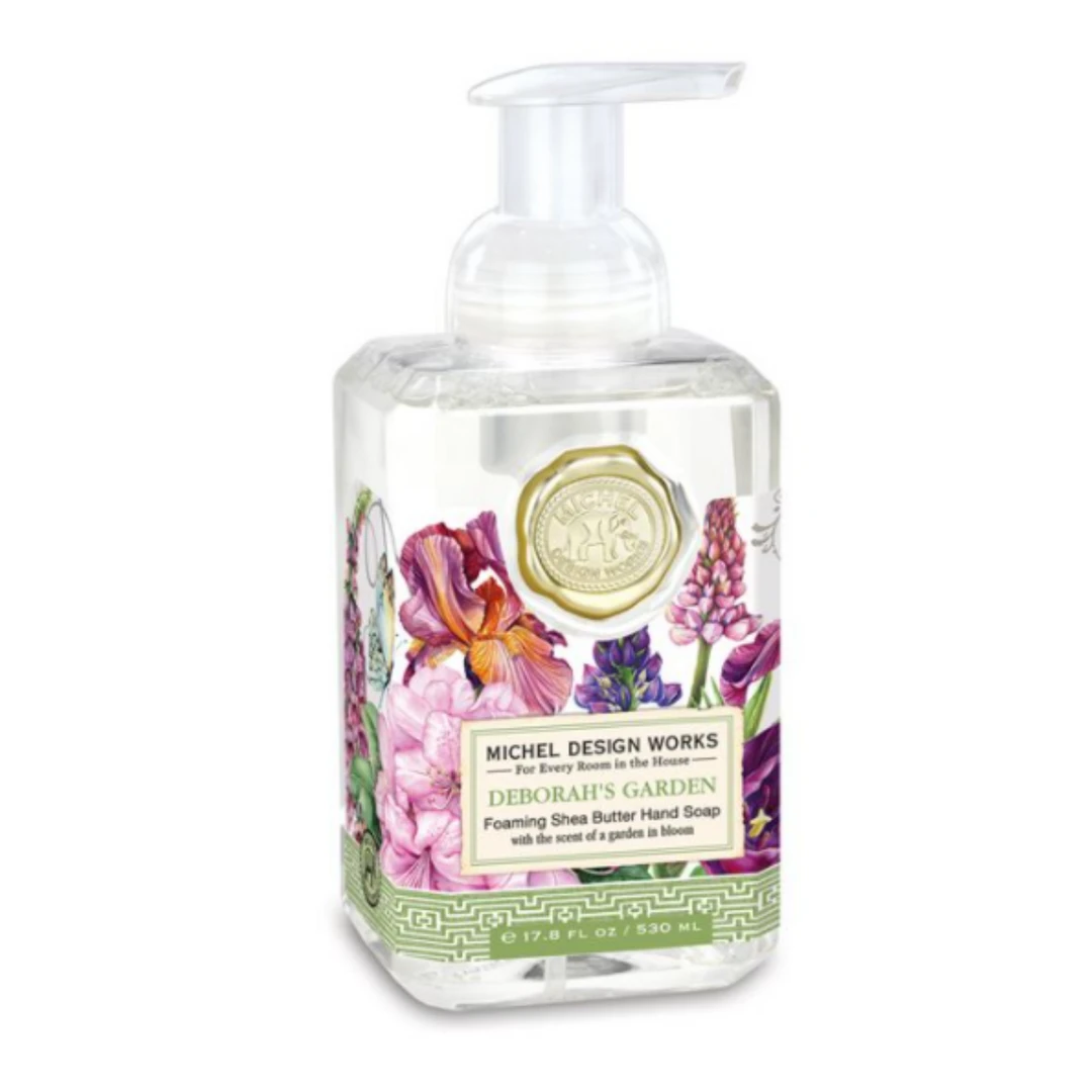 Plush Appeal, LLC Gifts & Apparel Michel Design Works Deborah's Garden Foaming Soap (Each) Plush Appeal, LLC Gifts & Apparel Michel Design Works Deborah's Garden Foaming Soap (Each)