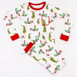 - No Manufacturer - Gifts & Apparel Gator Claus Organic Cotton Pajama Set (Each)