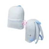 Plush Appeal, LLC Mint Baby Blue Seersucker Small Backpack (Each) Gifts & Apparel