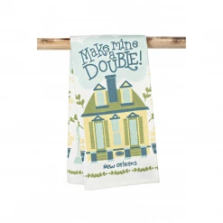 Plush Appeal, LLC Gifts & Apparel Make Mine A Double Kitchen Towel (Each)