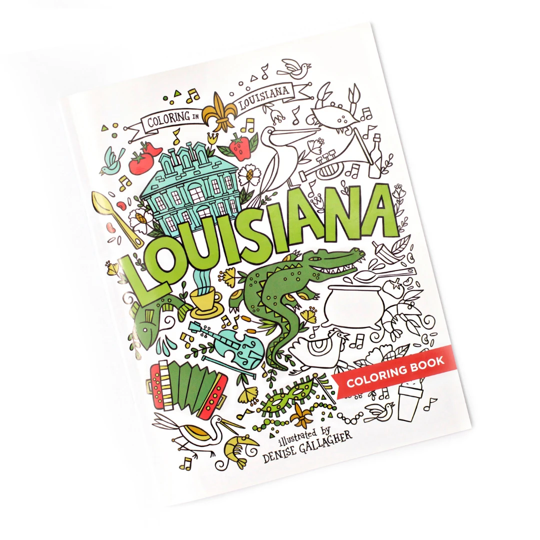 Plush Appeal, LLC Louisiana Coloring Book (Each) Gifts & Apparel 3 Plush Appeal, LLC Louisiana Coloring Book (Each) Gifts & Apparel
