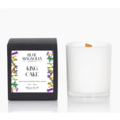 Plush Appeal, LLC Blue Magnolia Mardi Gras King Cake Candle (Each) Gifts & Apparel