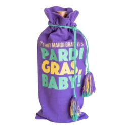 Plush Appeal, LLC Pardi Gras Wine Bag (Each) Gifts & Apparel