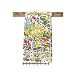 Plush Appeal, LLC New Orleans Montage Kitchen Towel (Each) Gifts & Apparel