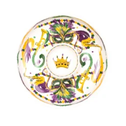 Plush Appeal, LLC Mardi Gras Mask Chip And Dip Bowl (Each) Tableware