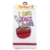 - No Manufacturer - Gifts & Apparel "I Can't Adult Today" Tea Towel (Each)