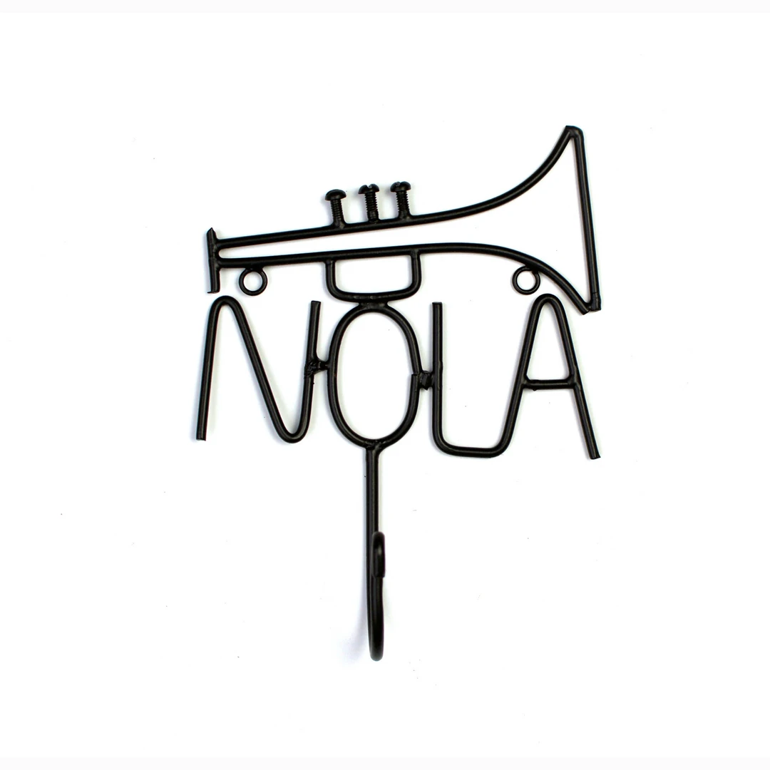 - No Manufacturer - Home Decor NOLA Metal Wall Hook (Each) 3 - No Manufacturer - Home Decor NOLA Metal Wall Hook (Each)