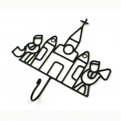 - No Manufacturer - Home Decor St. Louis Cathedral Metal Wall Hook (Each)