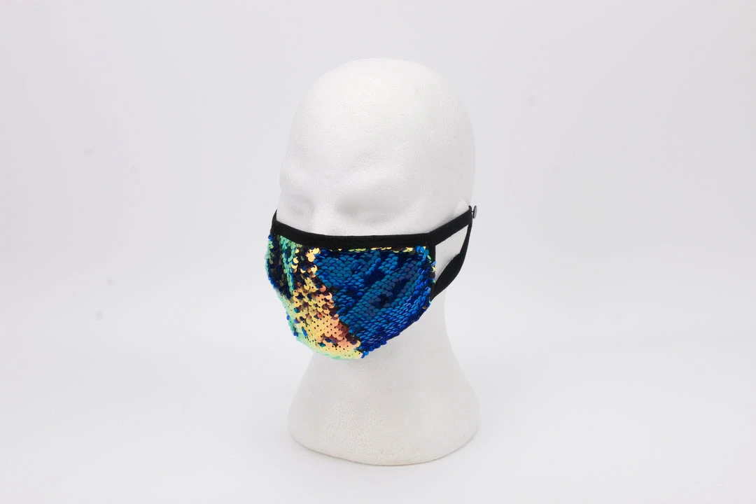 Sale Gifts & Apparel Multi Color Sequins On Black Mask With Adjustable Straps (Each) 3 Sale Gifts & Apparel Multi Color Sequins On Black Mask With Adjustable Straps (Each)
