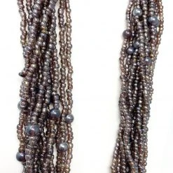 Mardi Gras Spot 27" Light Purple Glass Bead Necklace (Dozen) Beads