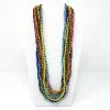 Mardi Gras Spot 27" 12 Assorted Color Glass Bead Necklace (Dozen) Beads 1 Mardi Gras Spot 27" 12 Assorted Color Glass Bead Necklace (Dozen) Beads