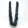 Mardi Gras Spot 27" Black Tribal Glass Bead Necklace (Dozen) 2 Mardi Gras Spot 27" Black Tribal Glass Bead Necklace (Dozen)