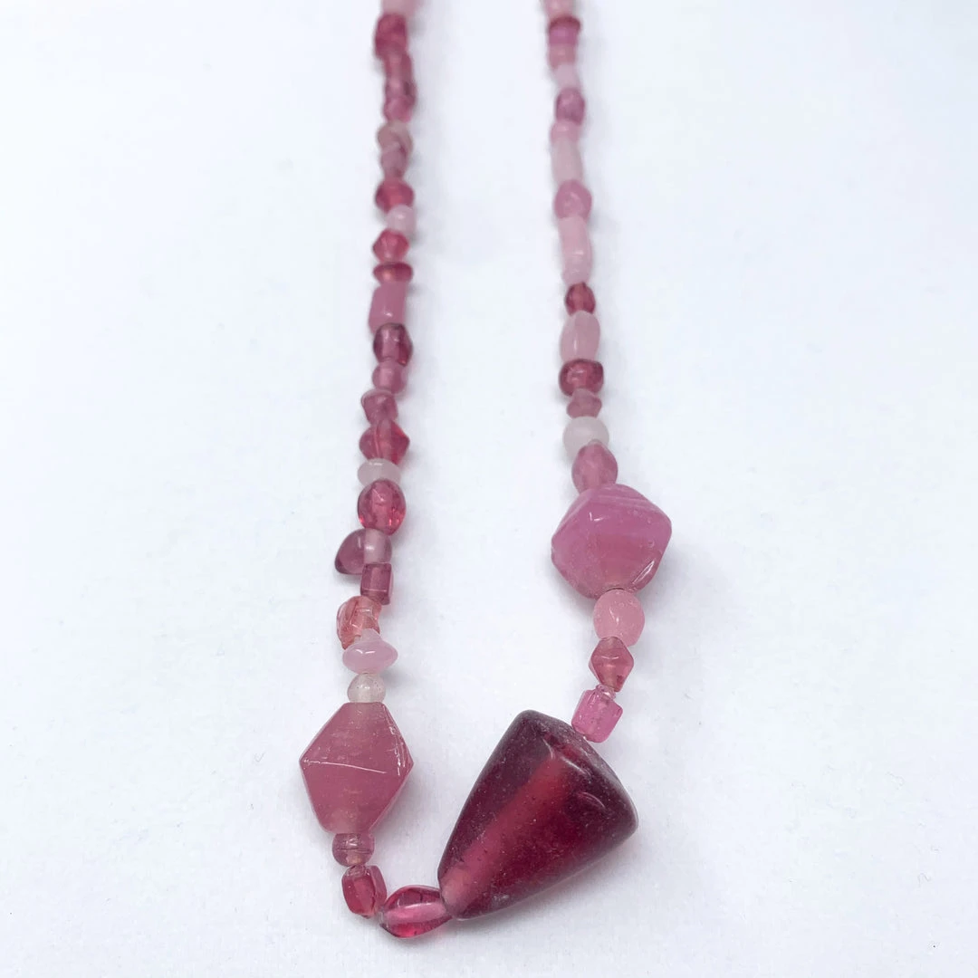 Mardi Gras Spot Beads 27" Pastel Pink Glass Bead Necklace (Dozen) Mardi Gras Spot Beads 27" Pastel Pink Glass Bead Necklace (Dozen)