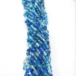 Mardi Gras Spot 27" Turquoise Glass Bead Necklace (Dozen) 11 Mardi Gras Spot 27