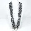 Sale Beads 27" Black And White Glass Bead Necklace (Dozen) 1 Sale Beads 27" Black And White Glass Bead Necklace (Dozen)