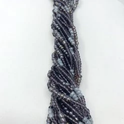 Mardi Gras Spot 27" Purple Glass Bead Necklace (Dozen) 10 Mardi Gras Spot 27