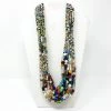 Mardi Gras Spot Beads 27" Multicolor Glass Bead Necklace (Dozen)