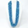 Mardi Gras Spot 27" Turquoise Glass Bead Necklace (Dozen)
