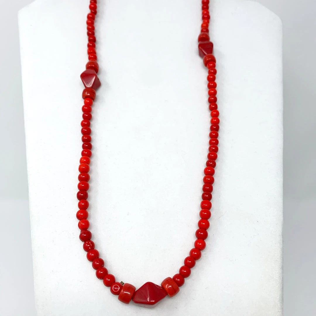 Mardi Gras Spot Beads 27" Orange Glass Bead Necklace (Dozen) 6 Mardi Gras Spot Beads 27" Orange Glass Bead Necklace (Dozen)