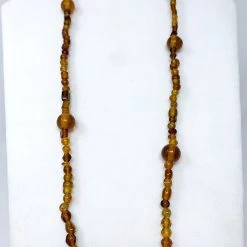 Mardi Gras Spot Beads 27" Brown Glass Bead Necklace (Dozen) 10 Mardi Gras Spot Beads 27