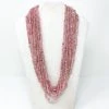 Mardi Gras Spot Beads 27" Pink Glass Bead Necklace (Dozen)