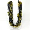 Mardi Gras Spot 27" Black And Golden Glass Bead Necklace (Dozen) 1 Mardi Gras Spot 27" Black And Golden Glass Bead Necklace (Dozen)