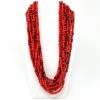 Mardi Gras Spot Beads 27" Red Glass Bead Necklace (Dozen) 1 Mardi Gras Spot Beads 27" Red Glass Bead Necklace (Dozen)