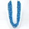 Mardi Gras Spot Beads 27" Light Blue Glass Bead Necklace (Dozen)