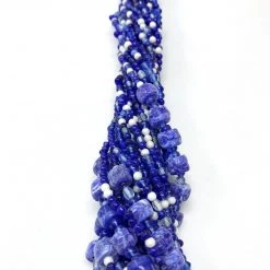 Mardi Gras Spot 27" Multicolor Glass Bead Necklace (Dozen) 11 Mardi Gras Spot 27