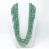 Mardi Gras Spot 27" Clear/Green Glass Bead Necklace (Dozen) 2 Mardi Gras Spot 27" Clear/Green Glass Bead Necklace (Dozen)