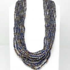 Mardi Gras Spot 27" Multicolor Glass Bead Necklace (Dozen) 8 Mardi Gras Spot 27