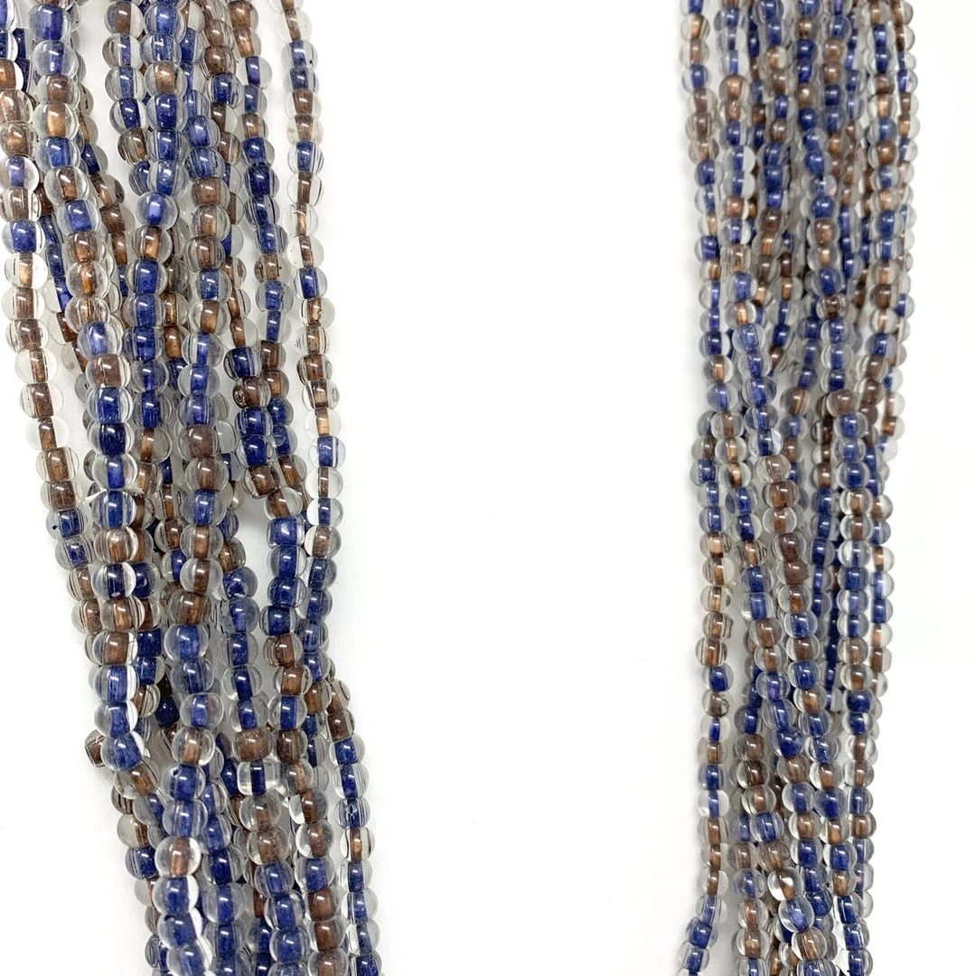 Mardi Gras Spot 27" Multicolor Glass Bead Necklace (Dozen) 5 Mardi Gras Spot 27" Multicolor Glass Bead Necklace (Dozen)