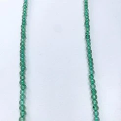 Mardi Gras Spot Beads 27" Clear/Light Green Glass Bead Necklace (Dozen) 8 Mardi Gras Spot Beads 27