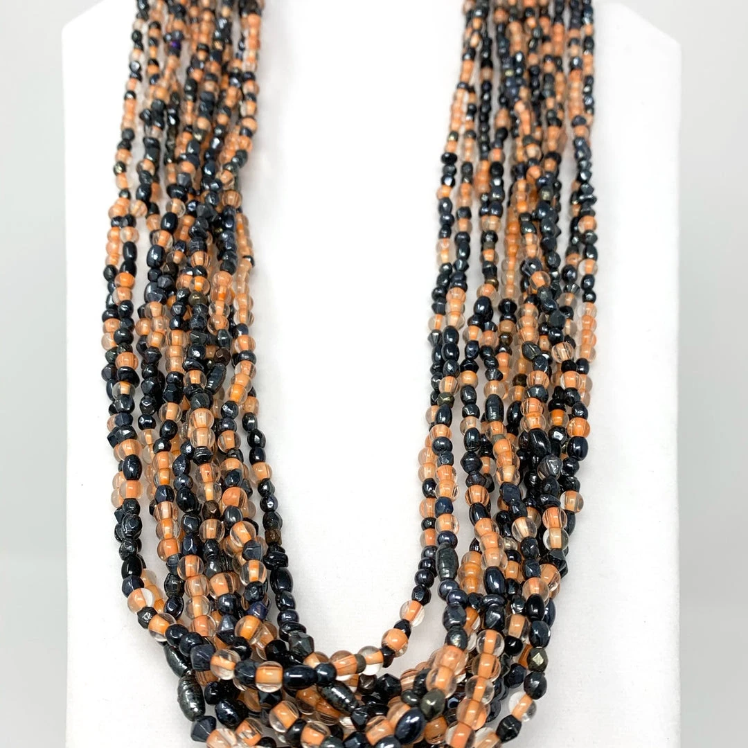 Mardi Gras Spot Beads 27" Multicolor Glass Bead Necklace (Dozen) 4 Mardi Gras Spot Beads 27" Multicolor Glass Bead Necklace (Dozen)