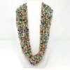 Mardi Gras Spot 27" Double Strand Multicolor Glass Bead Necklace (Dozen)