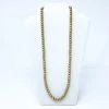 Mardi Gras Spot 27" 8mm Golden Pearl Glass Bead Necklace (Dozen) Beads 2 Mardi Gras Spot 27" 8mm Golden Pearl Glass Bead Necklace (Dozen) Beads