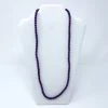 Mardi Gras Spot Beads 27" 8mm Purple Glass Bead Necklace (Dozen) 2 Mardi Gras Spot Beads 27" 8mm Purple Glass Bead Necklace (Dozen)