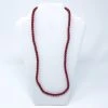 Mardi Gras Spot 27" 8mm Red Glass Bead Necklace (Dozen) Beads