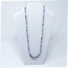 Mardi Gras Spot 27" Blue/Clear Glass Beads With Large Clear Beads Glass Necklace (Dozen) 2 Mardi Gras Spot 27" Blue/Clear Glass Beads With Large Clear Beads Glass Necklace (Dozen)
