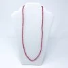 Mardi Gras Spot 27" Red Single Strand Glass Bead Necklace (Dozen)