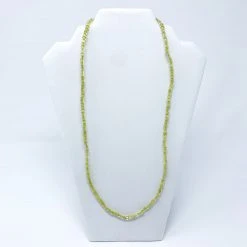 Mardi Gras Spot Beads 27" Yellow Single Strand Glass Bead Necklace (Dozen)