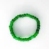 Mardi Gras Spot 7.5" Green Glass Bead Bracelet (Dozen) Beads 2 Mardi Gras Spot 7.5" Green Glass Bead Bracelet (Dozen) Beads