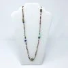 Mardi Gras Spot 27" Multi Color Small And Large Glass Bead Necklace (Dozen) 1 Mardi Gras Spot 27" Multi Color Small And Large Glass Bead Necklace (Dozen)