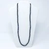 - No Manufacturer - 27" Black Rainbow Opalescent Glass Bead Necklace (Dozen) Beads