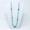 Mardi Gras Spot 27" Turquoise Glass Bead Necklace (Dozen) Beads 1 Mardi Gras Spot 27" Turquoise Glass Bead Necklace (Dozen) Beads