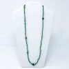 Mardi Gras Spot 27" Small Green Glass Bead Necklace (Dozen) 1 Mardi Gras Spot 27" Small Green Glass Bead Necklace (Dozen)