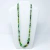 Mardi Gras Spot 27" Assorted Green Glass Beads Necklace (Dozen) 2 Mardi Gras Spot 27" Assorted Green Glass Beads Necklace (Dozen)