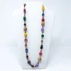 Mardi Gras Spot 27" Assorted Glass, Clay And Wooden Beads Necklace (Dozen) 2 Mardi Gras Spot 27" Assorted Glass, Clay And Wooden Beads Necklace (Dozen)