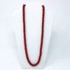 Mardi Gras Spot Beads 27" Red With Specks Glass Bead Necklace (Dozen) 2 Mardi Gras Spot Beads 27" Red With Specks Glass Bead Necklace (Dozen)